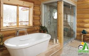 оптимальный размер ванной комнаты в частном доме
